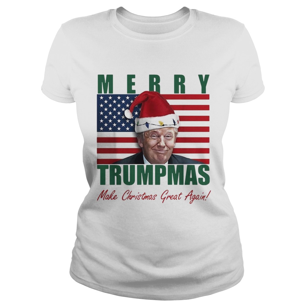 Donald Trump merry Trumpmas make Christmas great again Classic Ladies