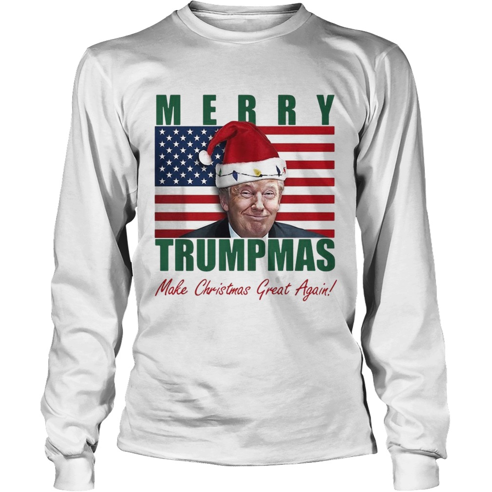Donald Trump merry Trumpmas make Christmas great again LongSleeve