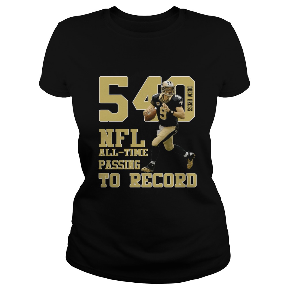 Drew Brees NFL AllTime Passing To Record 540 New Orleans Football Champions Classic Ladies