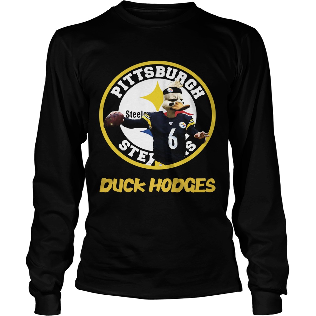 Duck Devlin Hodges leads Pittsburgh Steelers LongSleeve