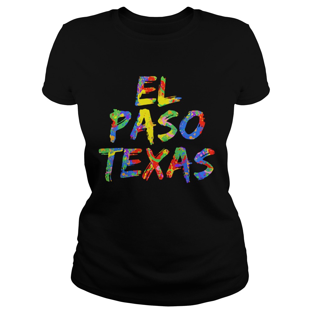 El Paso Texas Texans Colorful Classic Ladies