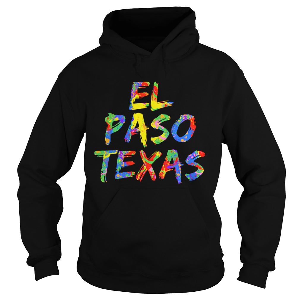 El Paso Texas Texans Colorful Hoodie
