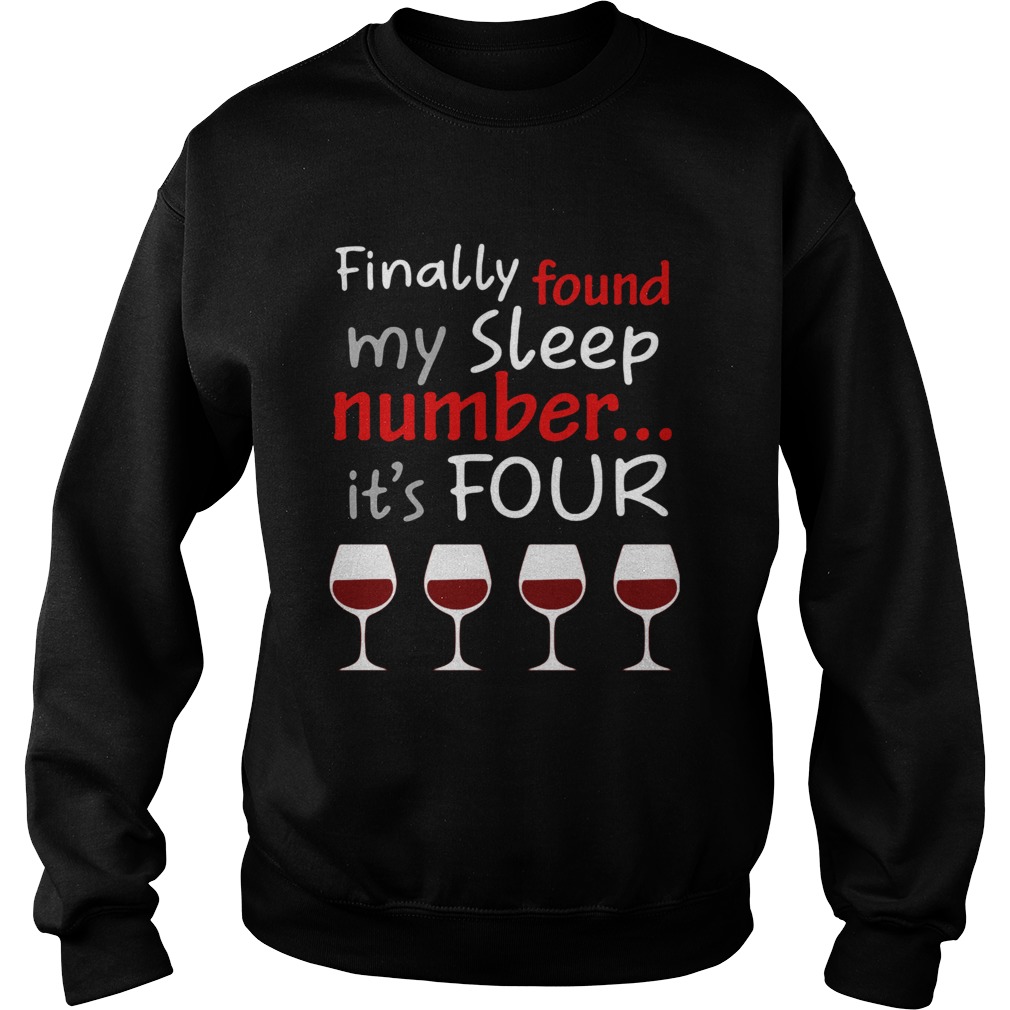 Finally found my sleep number its four christmas Sweatshirt