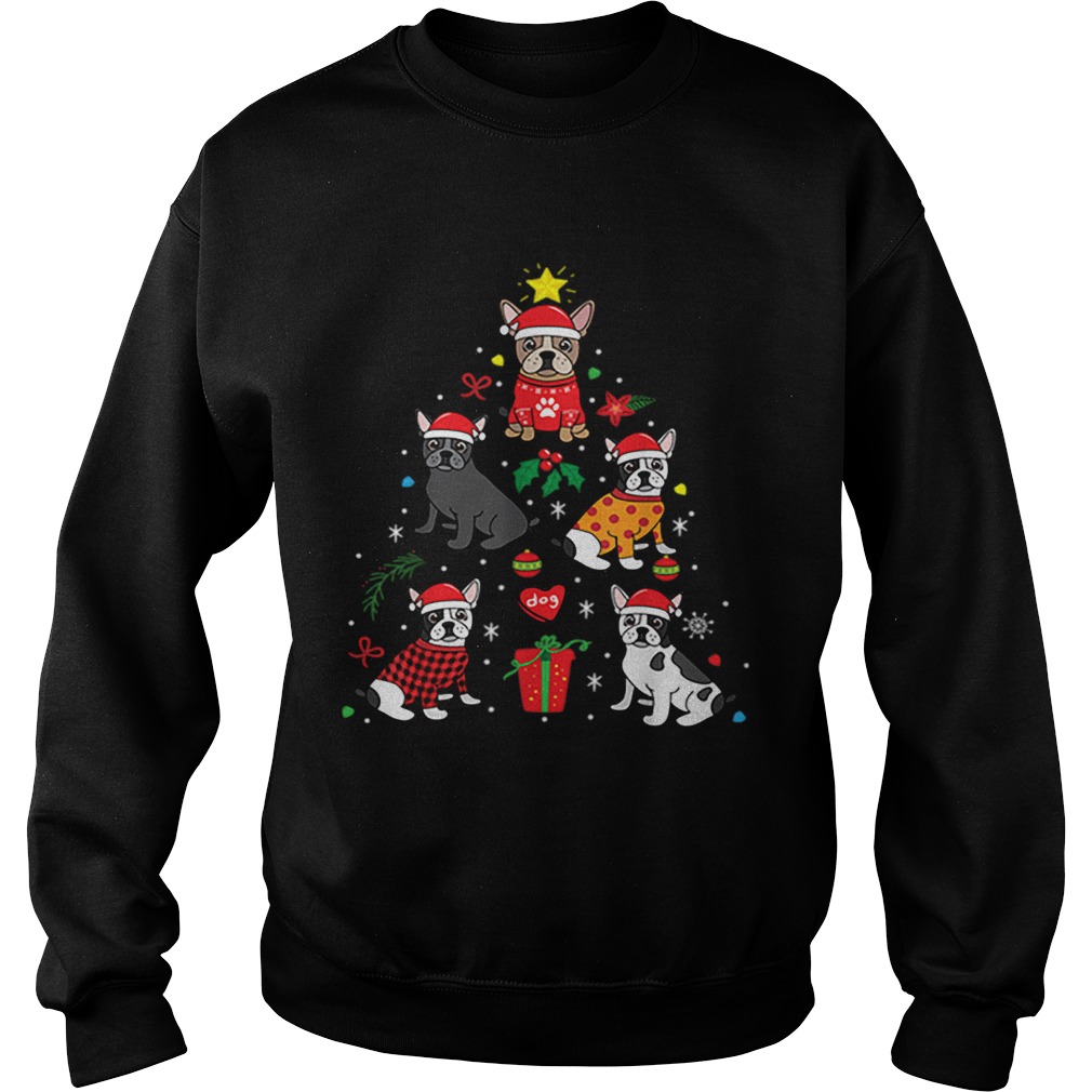 French Bulldog Christmas Ornament Tree Decor Sweatshirt