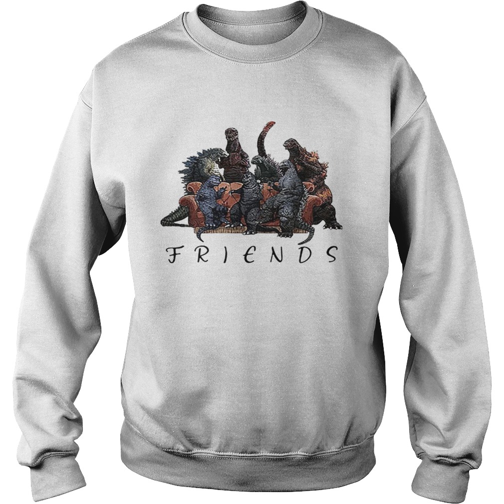 Godzilla Friends all godzillas movies Sweatshirt