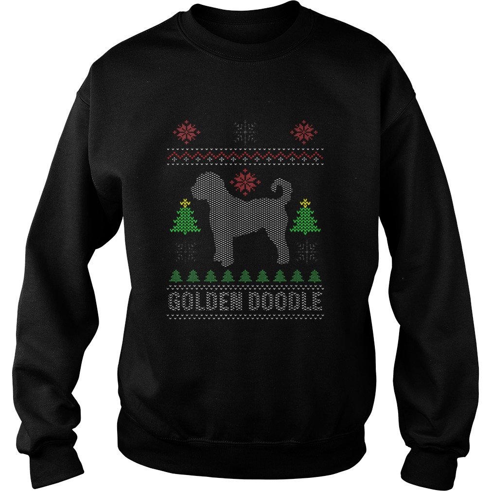 Golden Doodle Ugly Christmas Sweatshirt