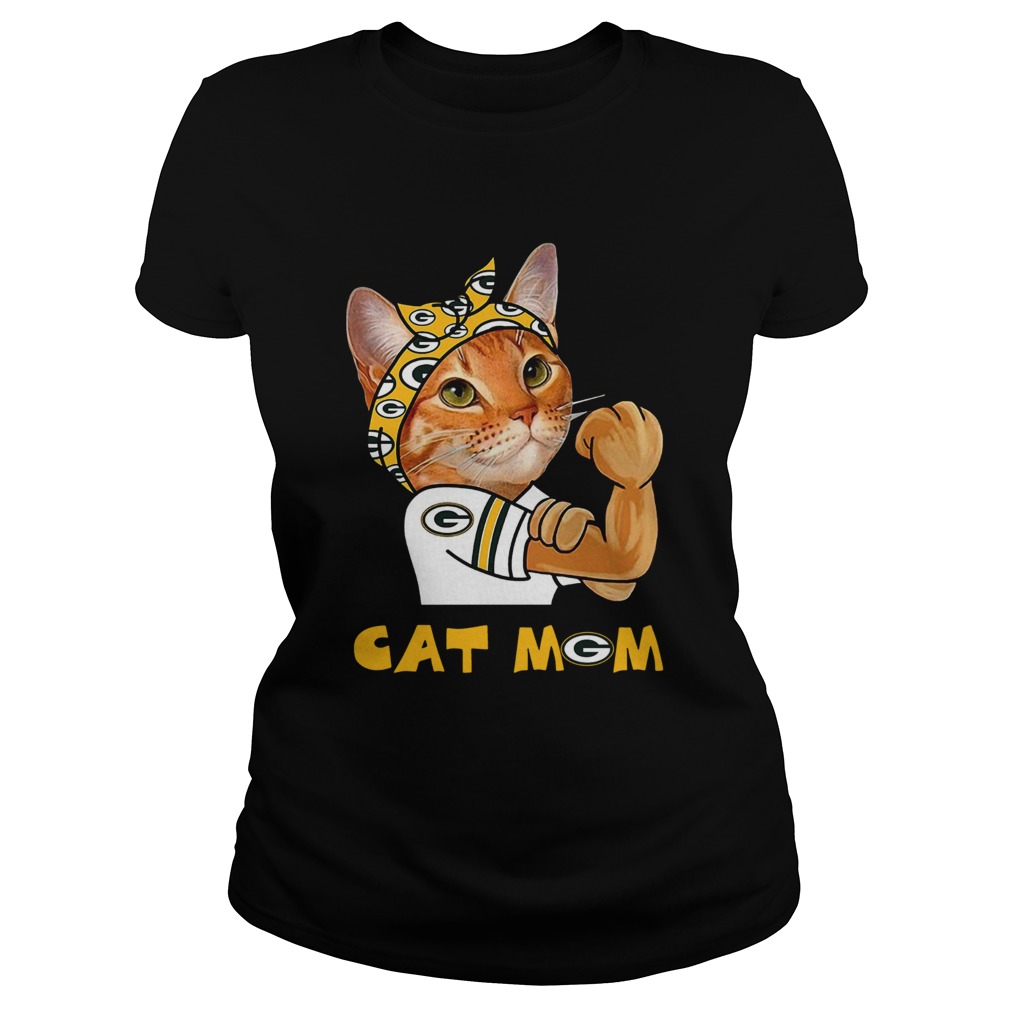 Green Bay Packers Cat Mom Classic Ladies