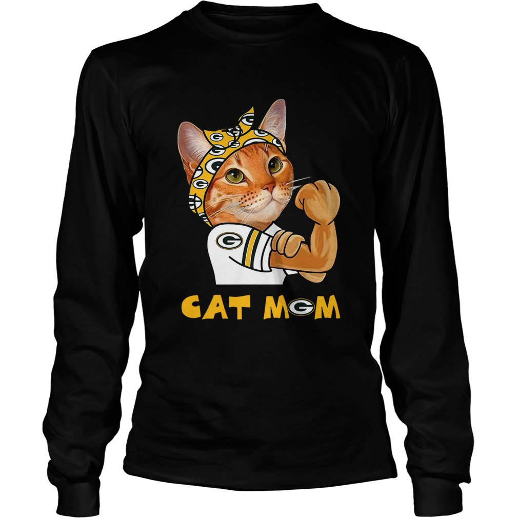 Green Bay Packers Cat Mom LongSleeve