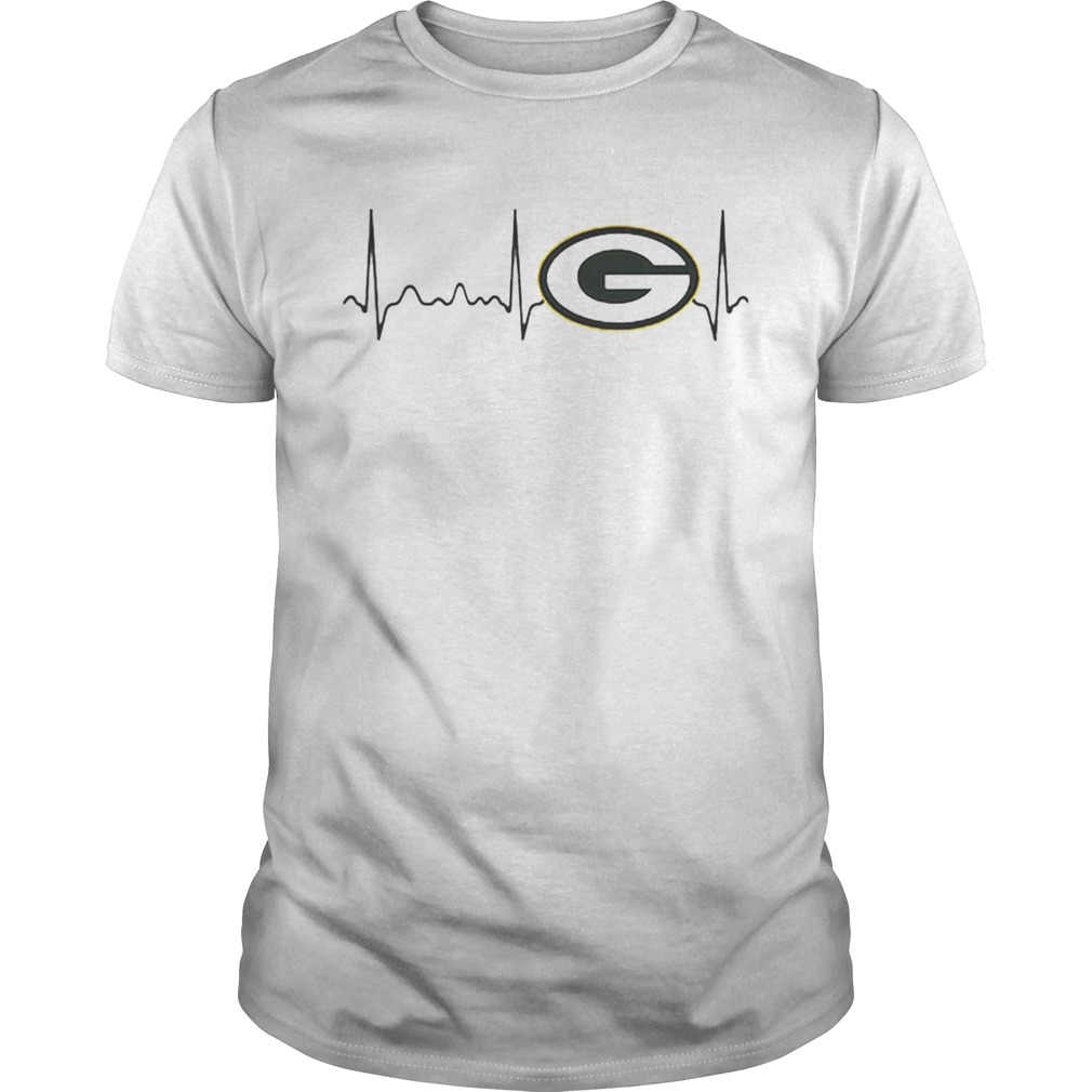 Green Bay Packers Heartbeat Shirt