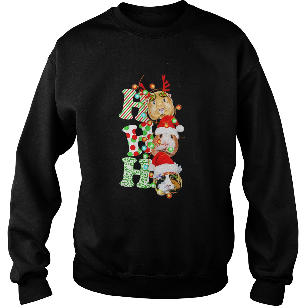 Guinea Pig Ho Ho Ho Christmas Sweatshirt