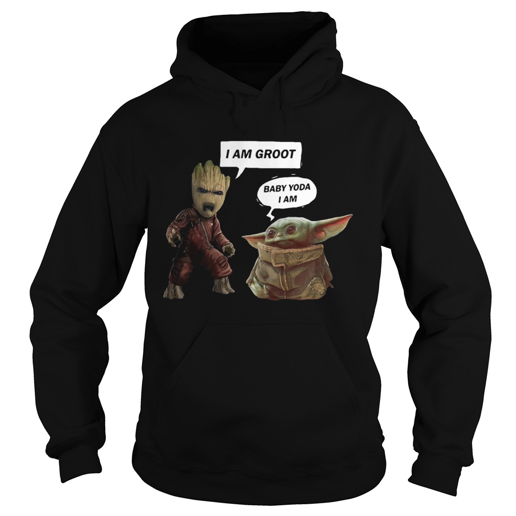 I am Groot and Baby Yoda I am Hoodie