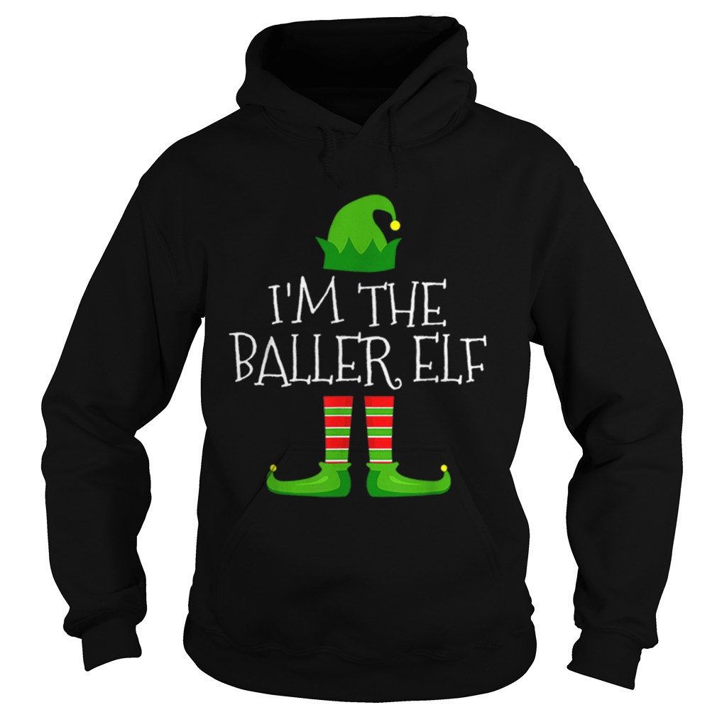 Im The Baller Elf Family Matching Christmas Pajama Hoodie