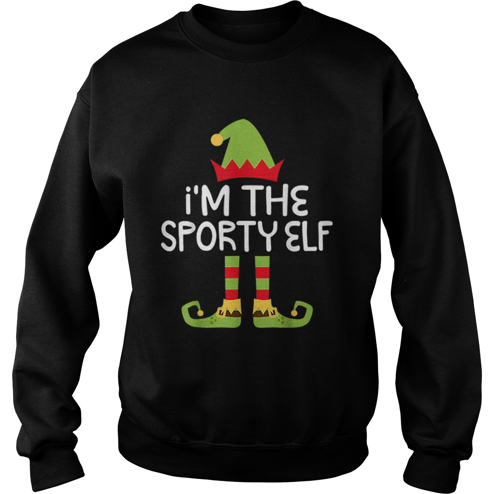 Im The Sporty Elf Matching Christmas Costume Sweatshirt