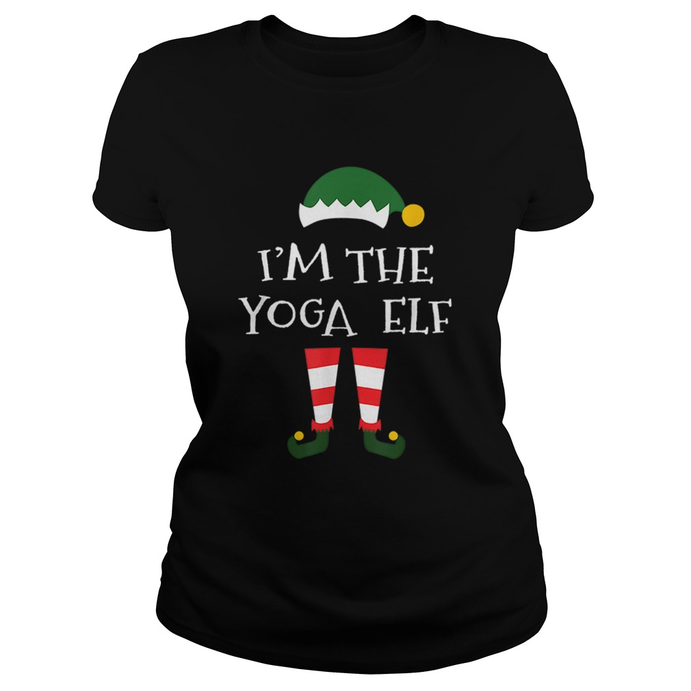 Im The Yoga Elf Gift Matching Family Group Christmas Classic Ladies