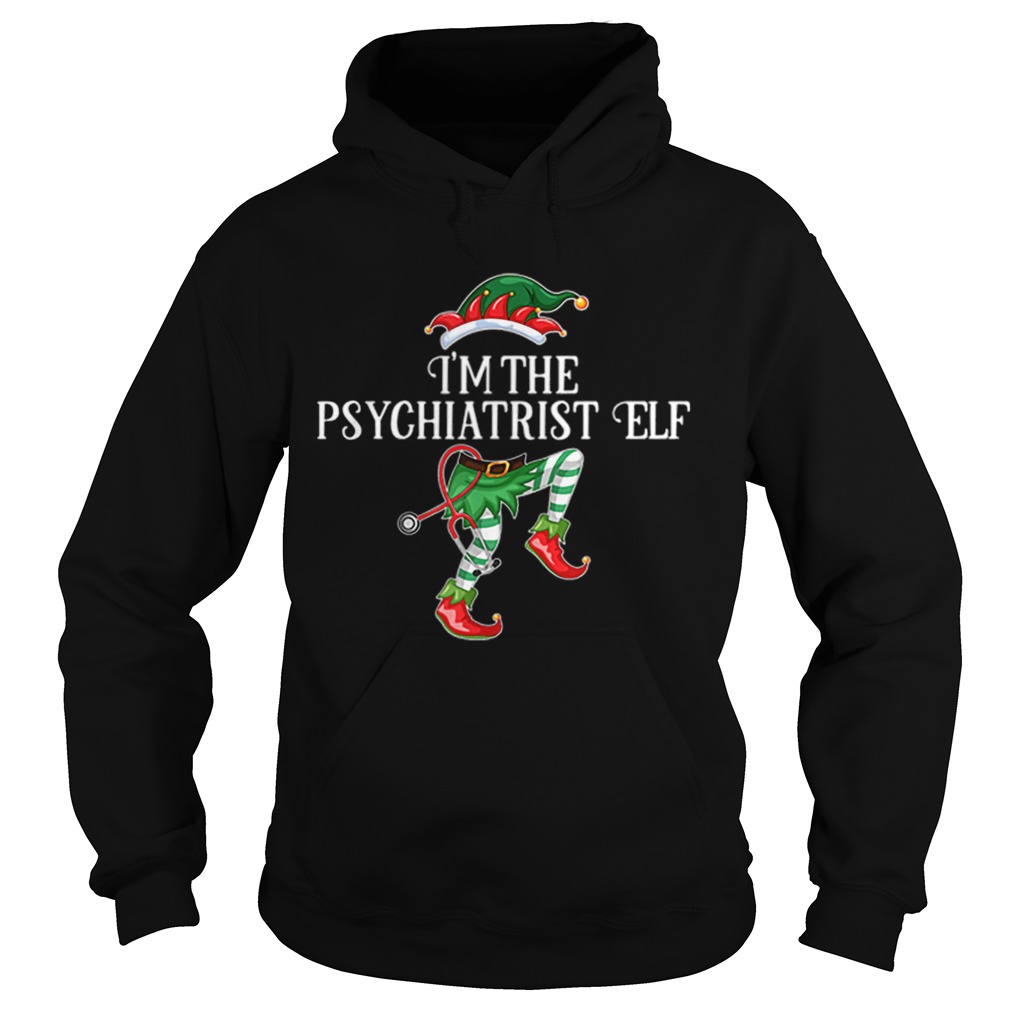 Im the Psychiatrist Elf Christmas Matching Medical Staff Hoodie