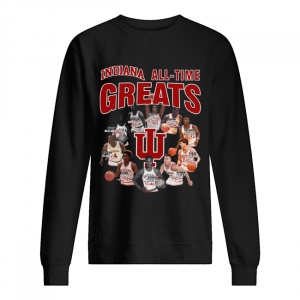 Indiana all time greatest players signatures Sweatshirt