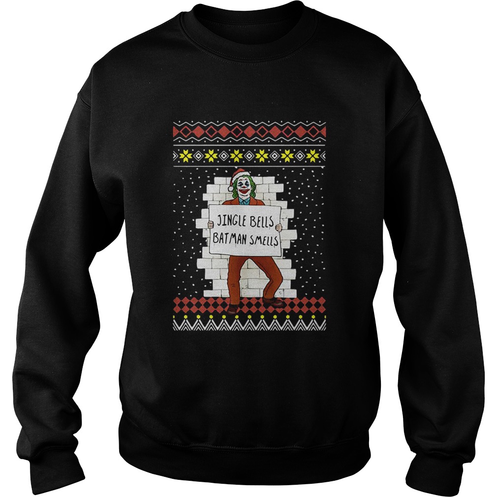 Joker Jingle Bells Batman Smells Ugly Christmas Sweatshirt