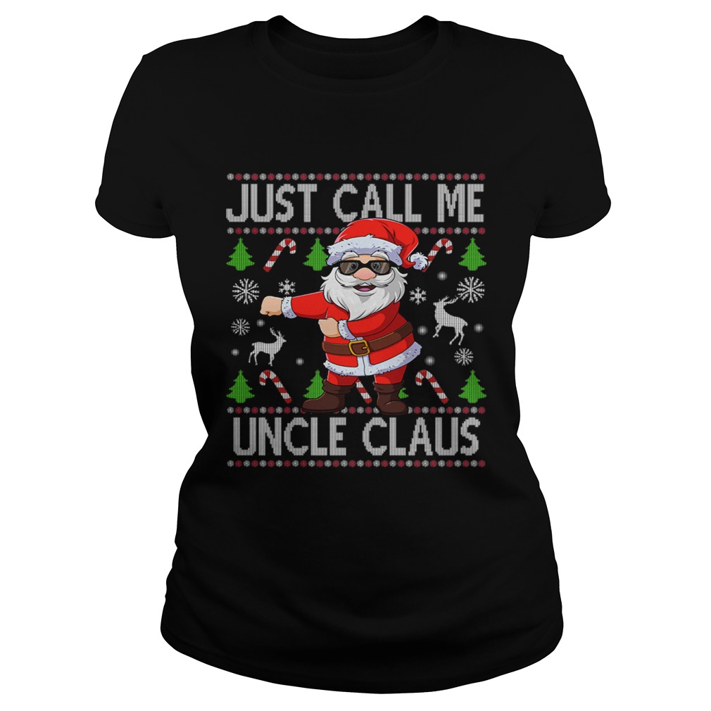 Just Call Me Uncle Santa Claus Flossing Xmas Classic Ladies