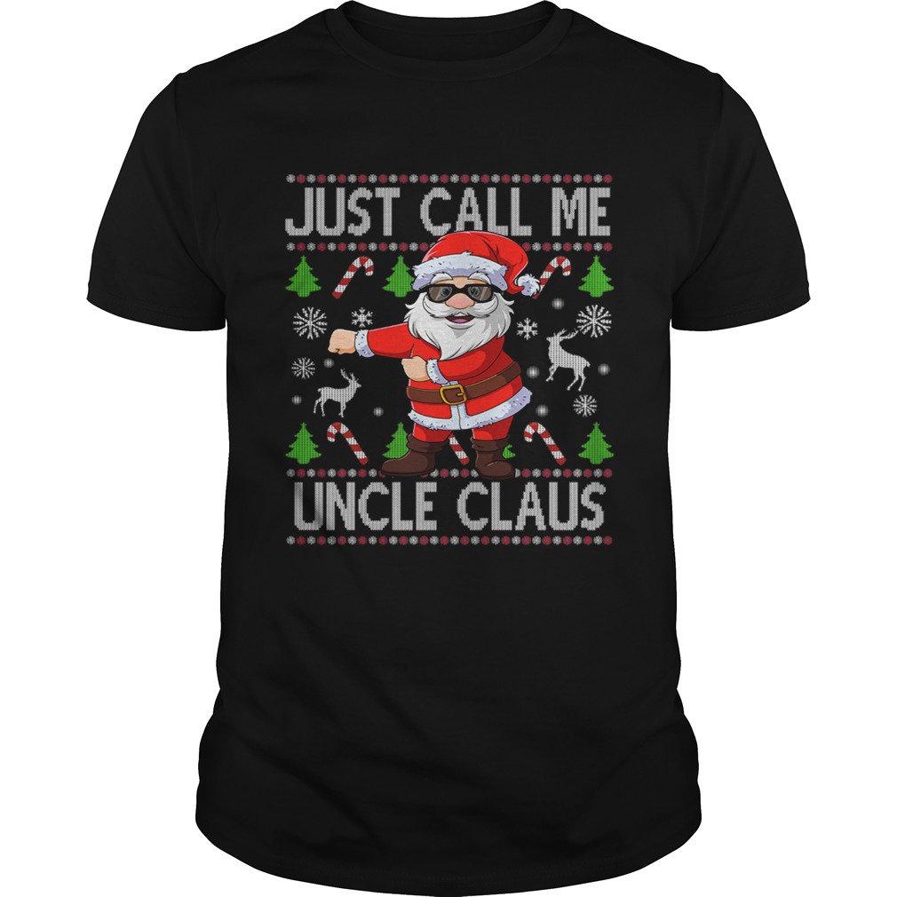 Just Call Me Uncle Santa Claus Flossing Xmas shirt