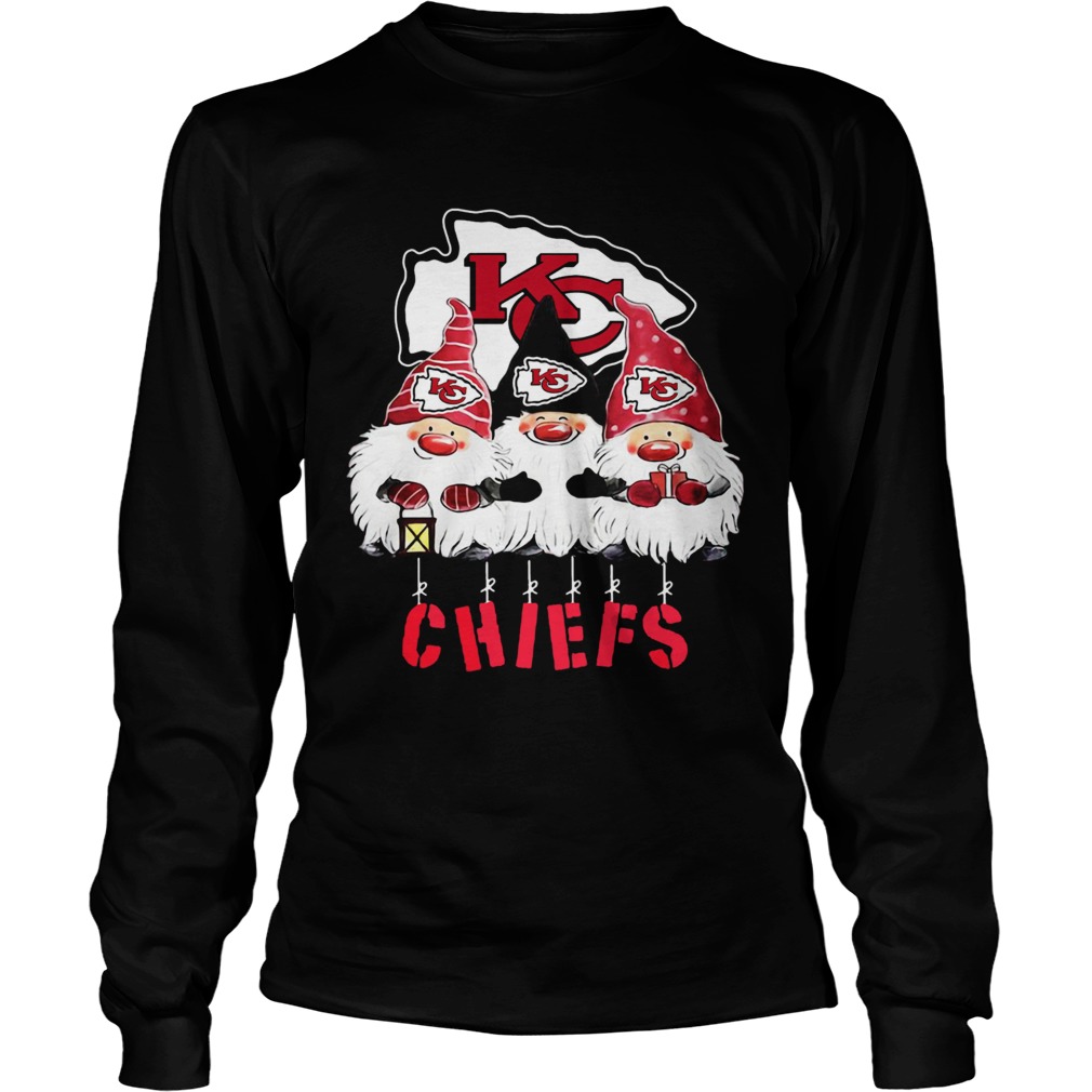 Kansas City Chiefs Santa Chibi Christmas LongSleeve
