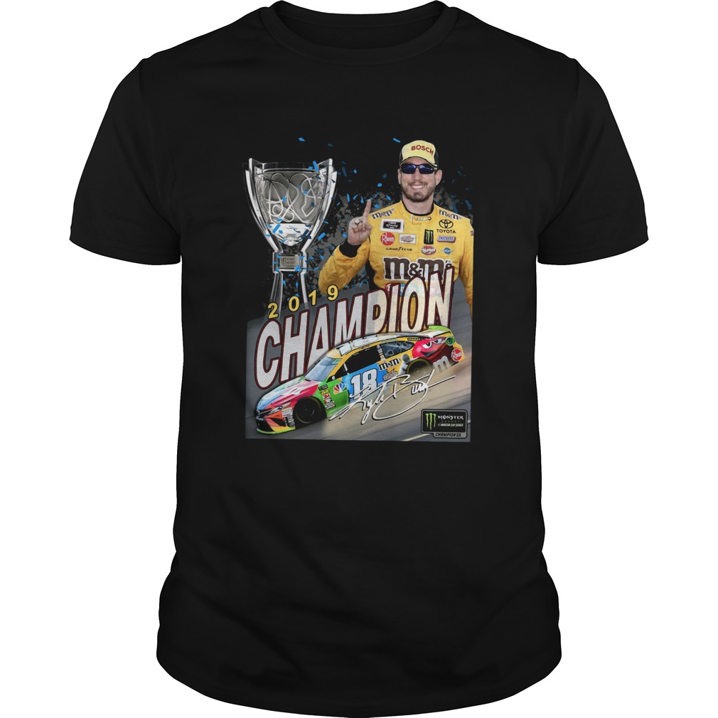 Kyle Busch 2019 Champion Signature Shirt