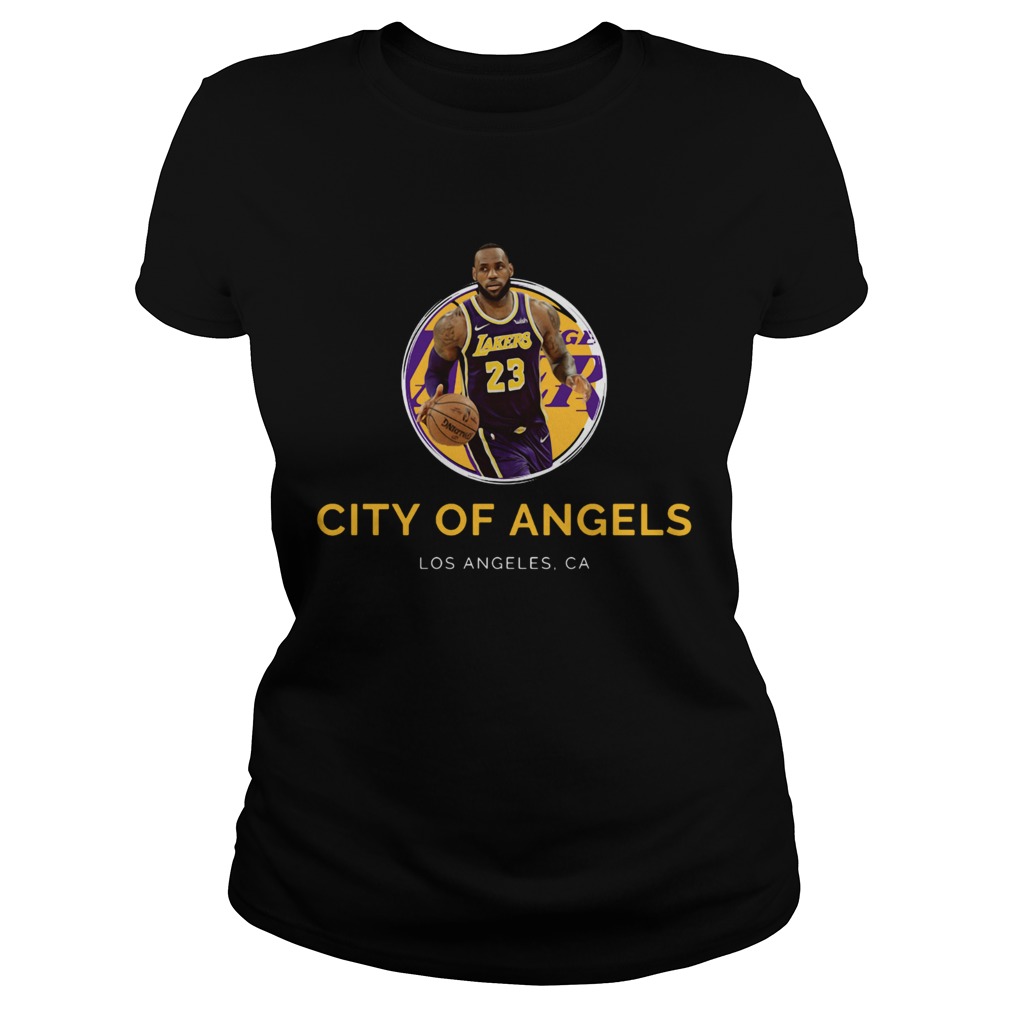 LeBron James Los Angeles Lakers 23 city of angels Classic Ladies