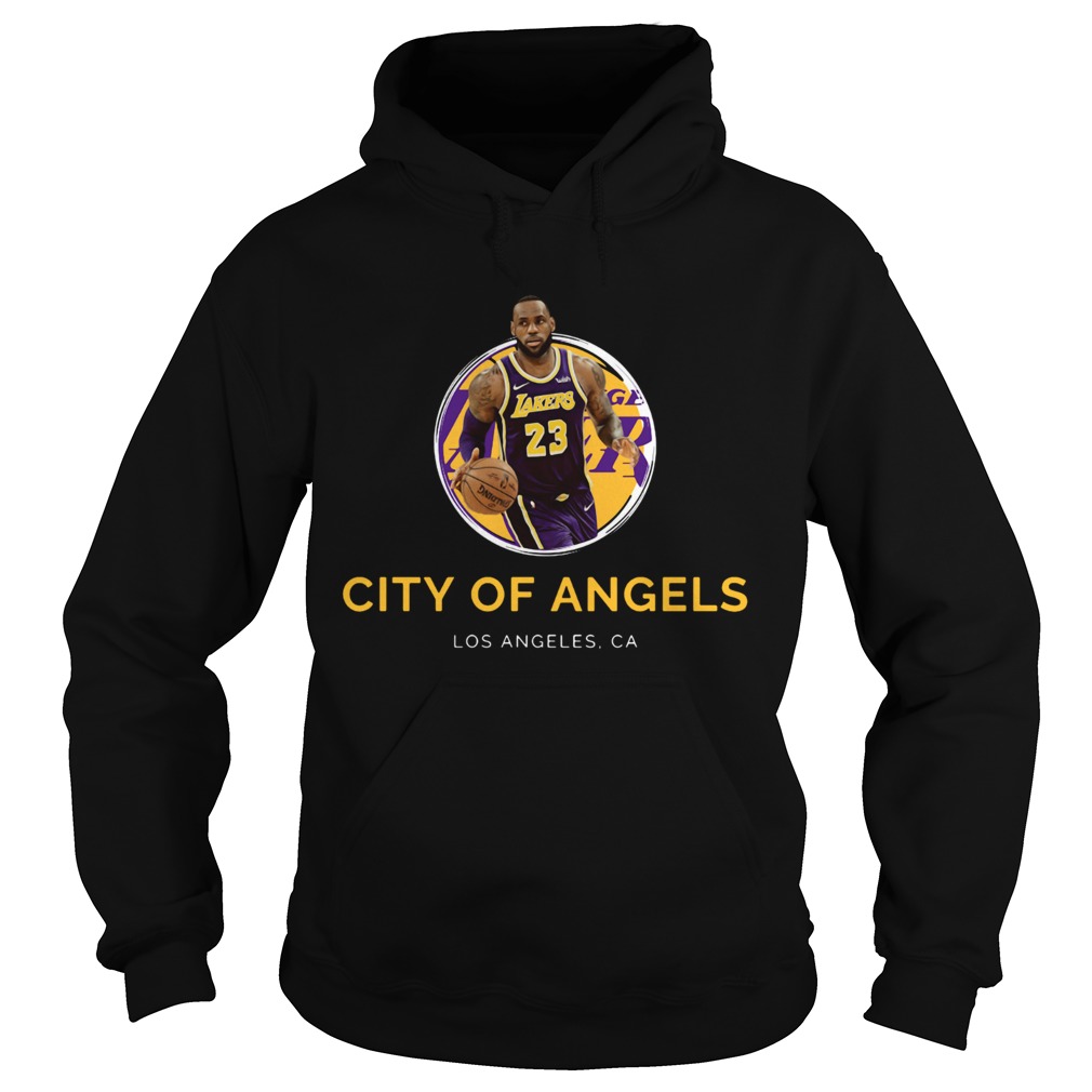 LeBron James Los Angeles Lakers 23 city of angels Hoodie