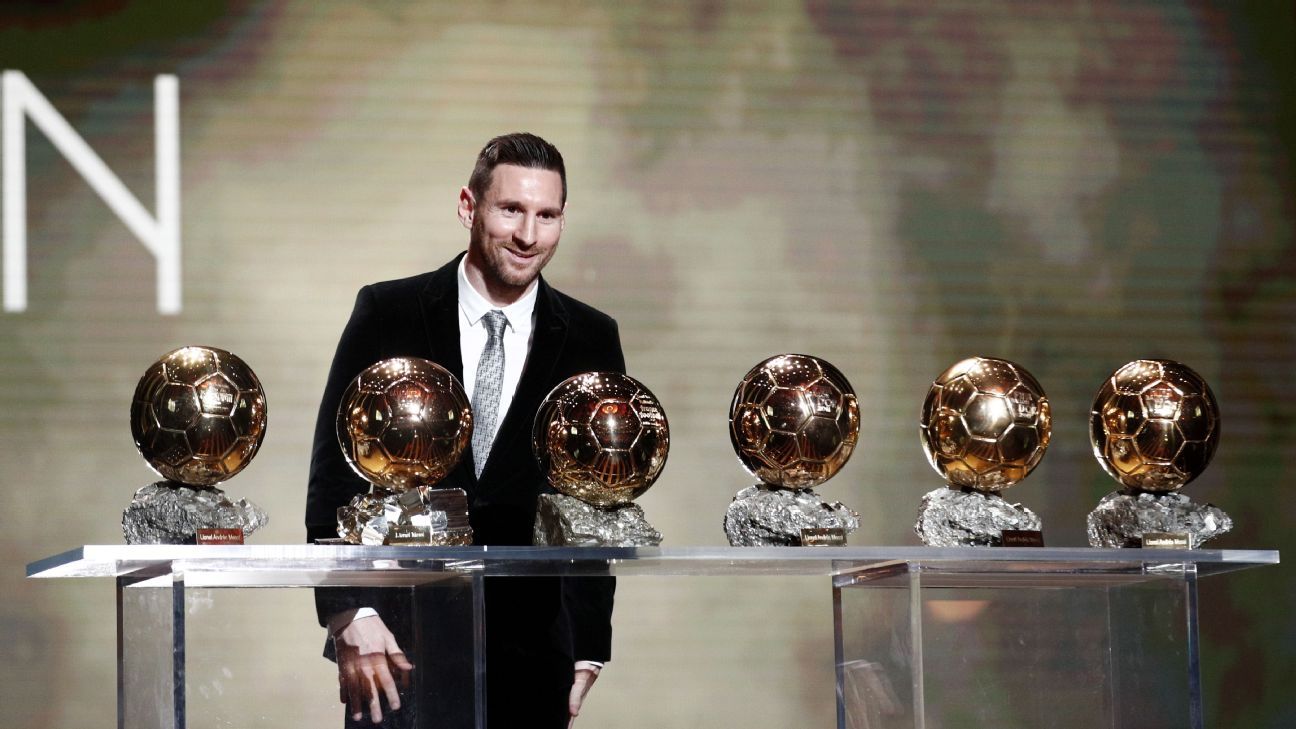 Lionel Messi wins sixth Ballon d’Or award, overtaking Cristiano Ronaldo