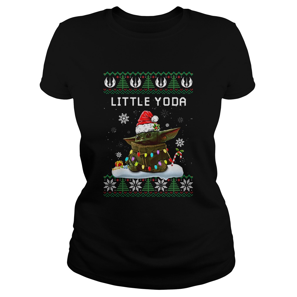 Little Yoda ugly Christmas Classic Ladies