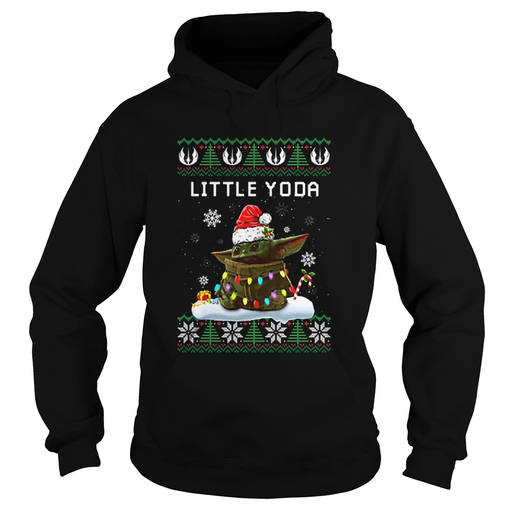 Little Yoda ugly Christmas Hoodie