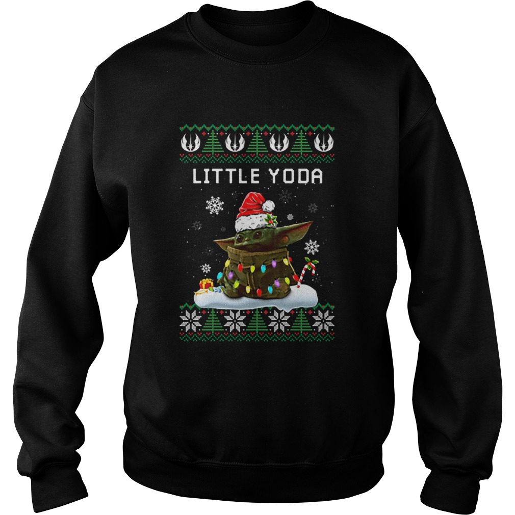 Little Yoda ugly Christmas Sweatshirt