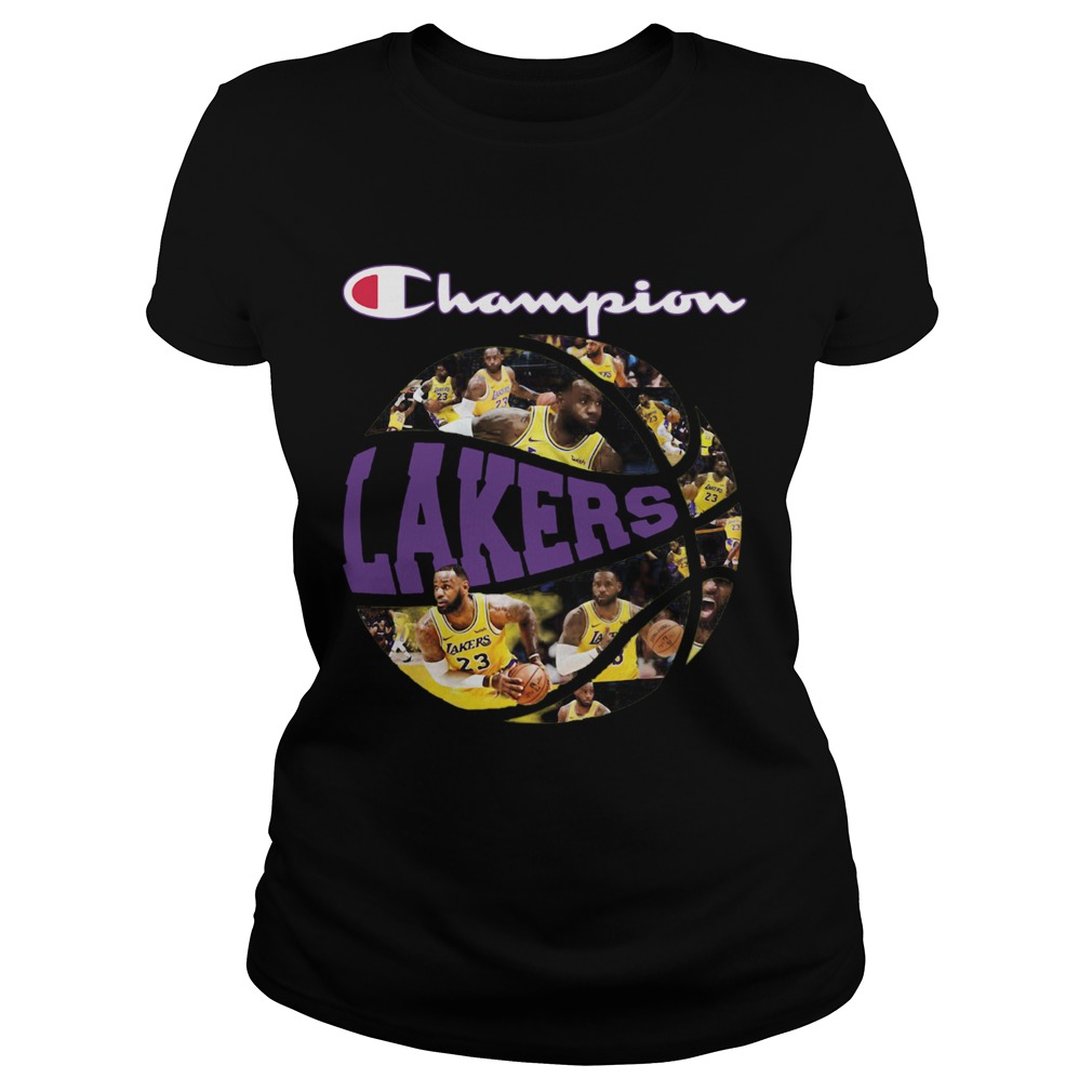 Los Angeles Lakers champion players ball Classic Ladies