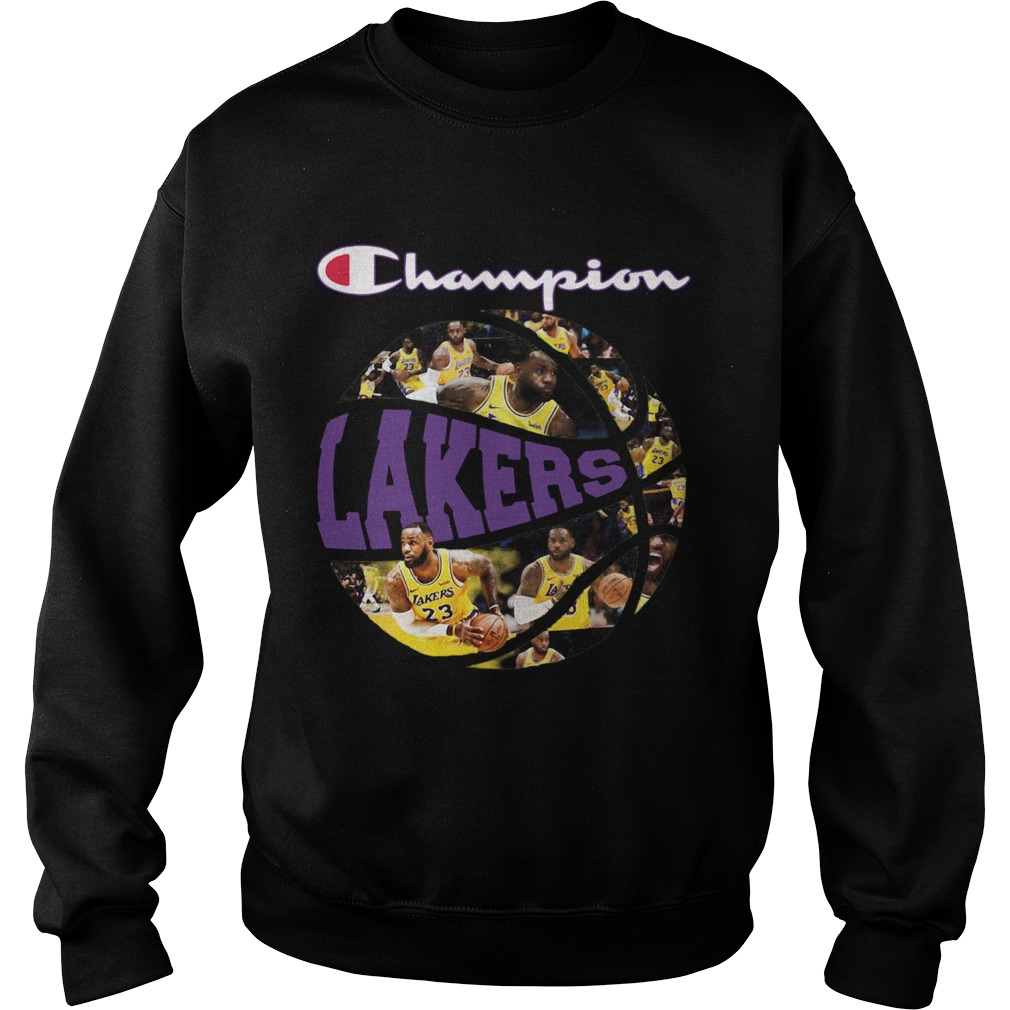 Los Angeles Lakers champion players ball Sweatshirt