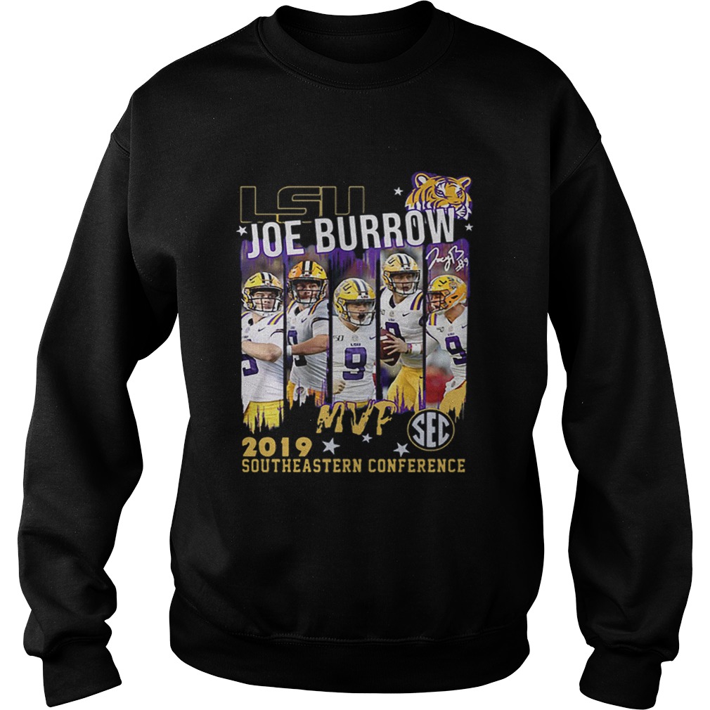 Lsu Joe Burrow MVp 2019 southeastern Conference Sweatshirt
