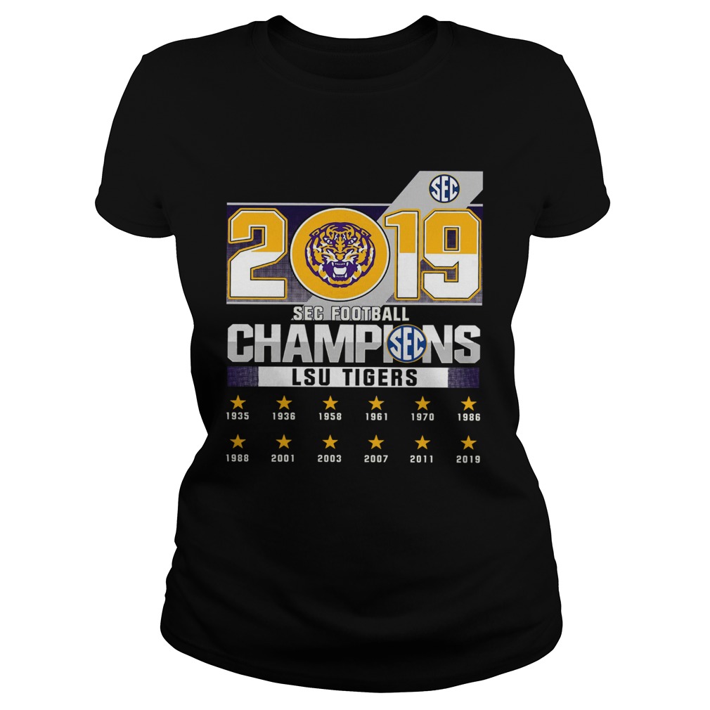 Lsu Tigers Sec football 2019 champions Classic Ladies