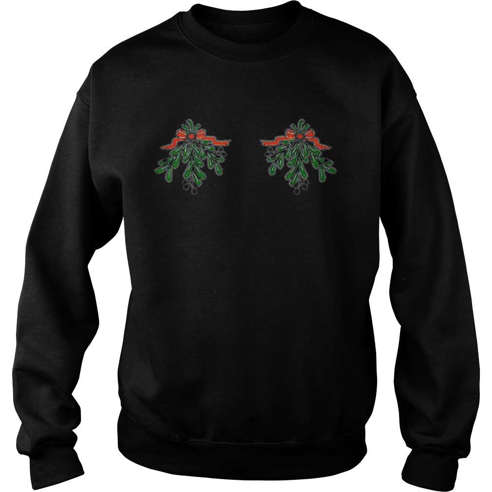 Merry Christmas Mistletits Sweatshirt