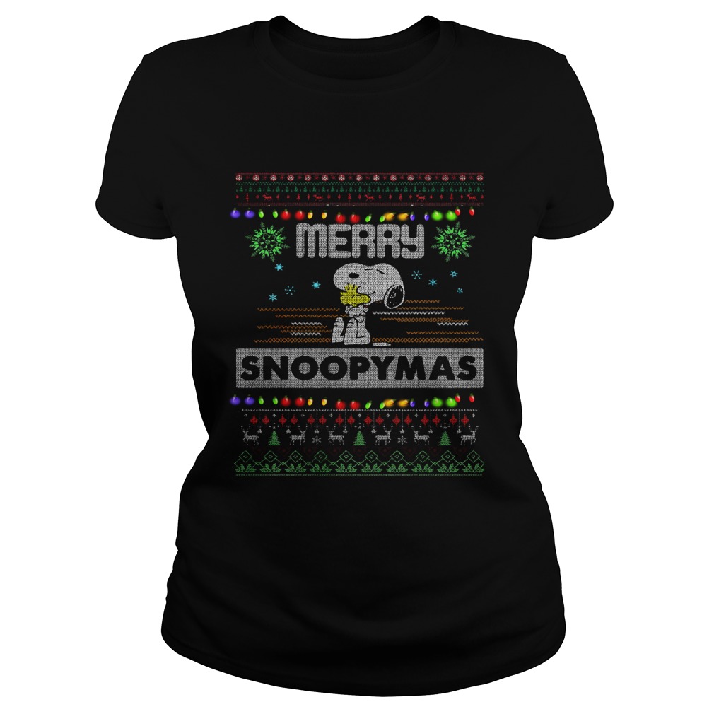 Merry Snoopys Ugly Christmas Classic Ladies