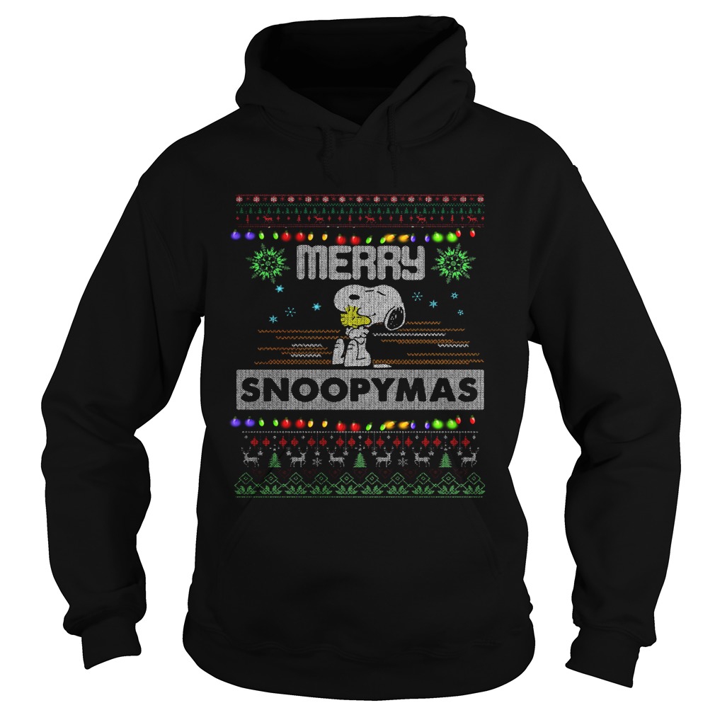 Merry Snoopys Ugly Christmas Hoodie