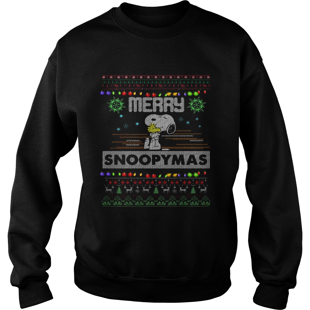 Merry Snoopys Ugly Christmas Sweatshirt