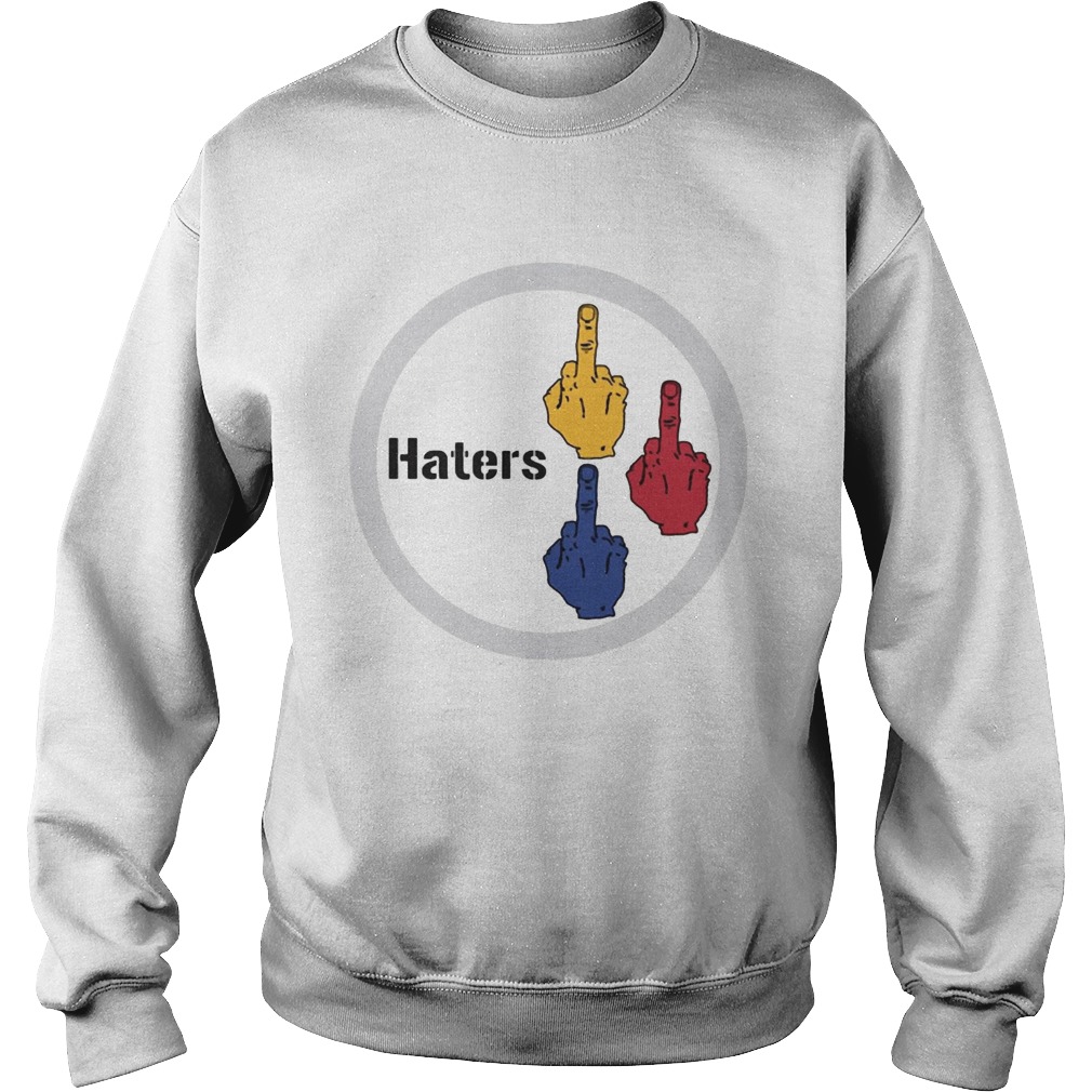 Middle finger Steelers Haters Sweatshirt