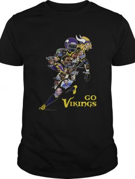 Minnesota Vikings Go Vikings signatures shirt