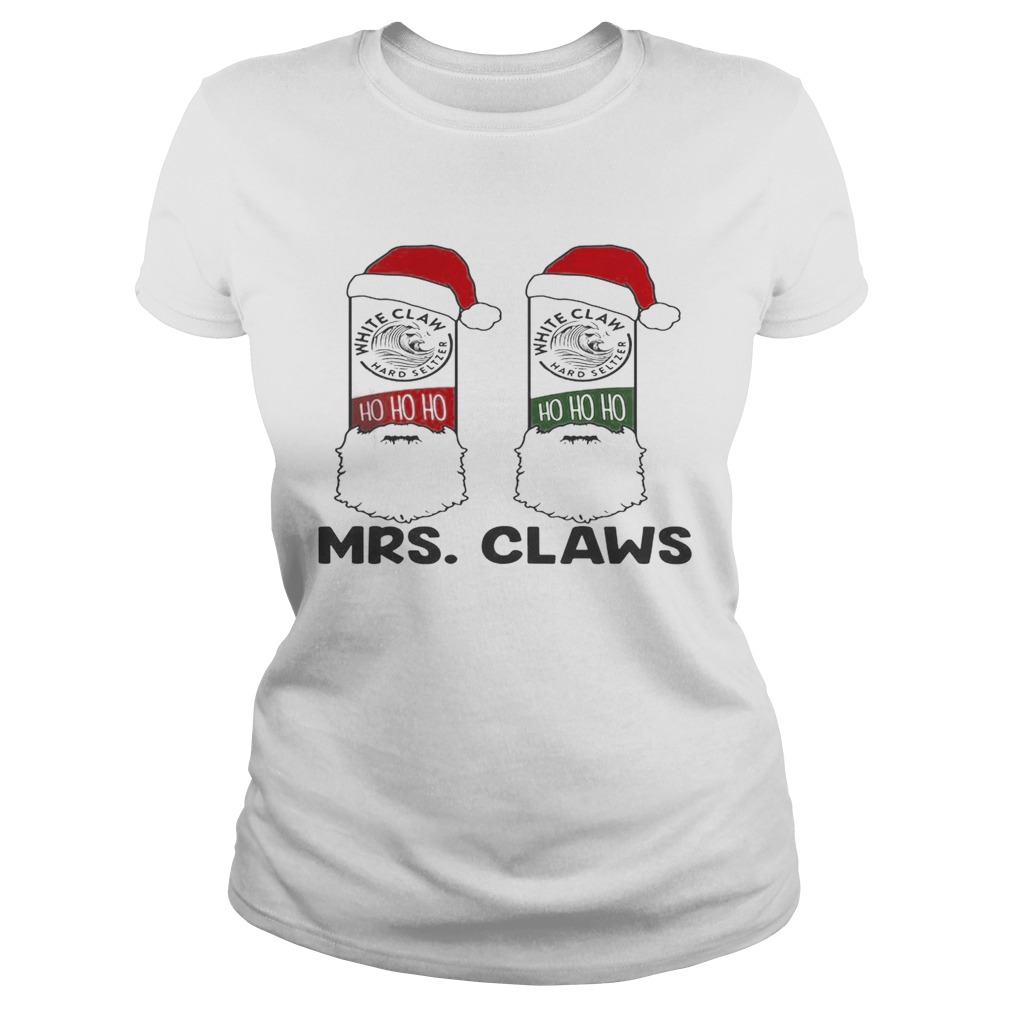 Mrs Claws white claw hard seltzer ho ho ho Christmas Classic Ladies