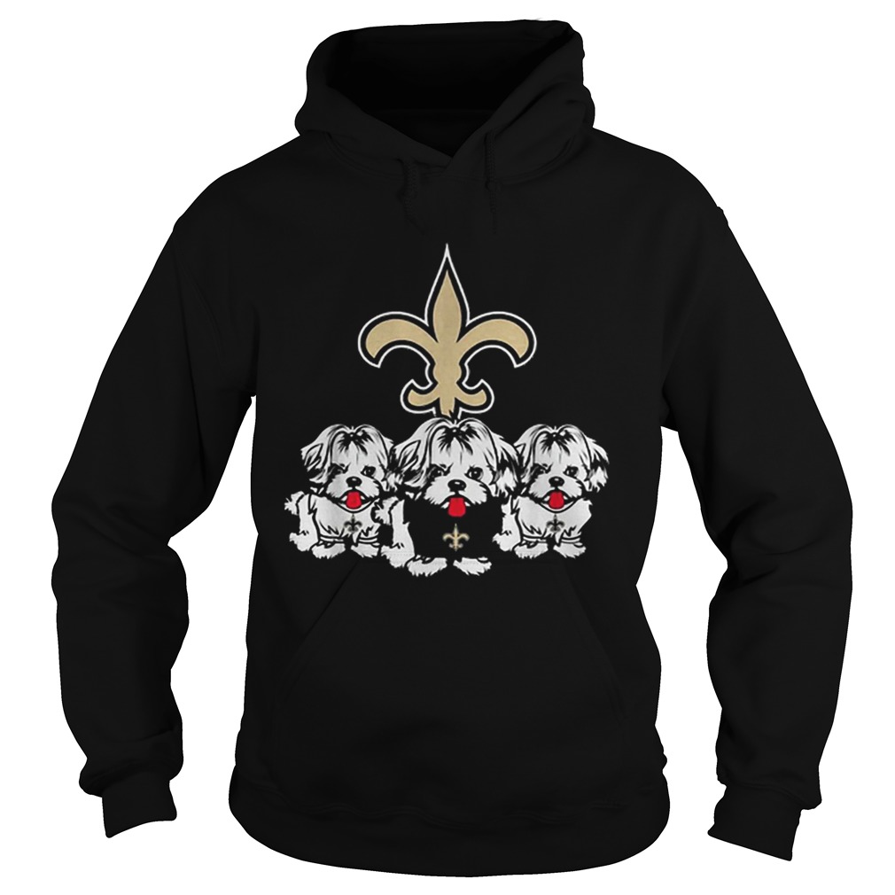 New Orleans Saints Shih Tzu Hoodie
