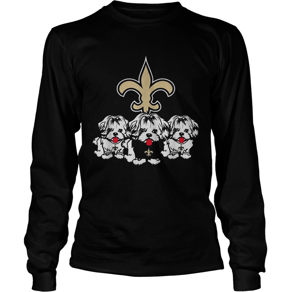 New Orleans Saints Shih Tzu LongSleeve