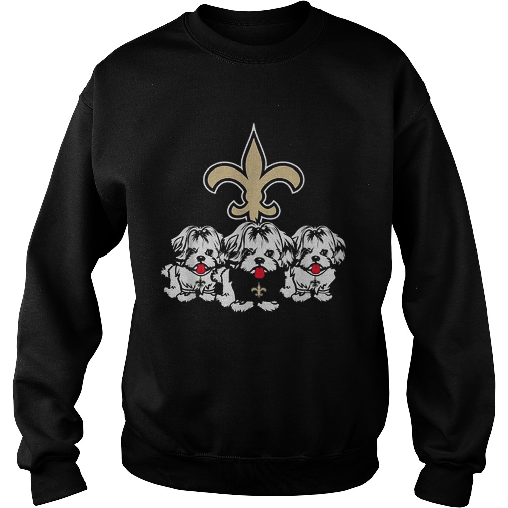 New Orleans Saints Shih Tzu Sweatshirt
