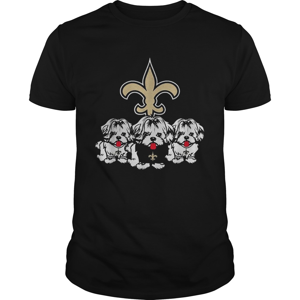 New Orleans Saints Shih Tzu shirt