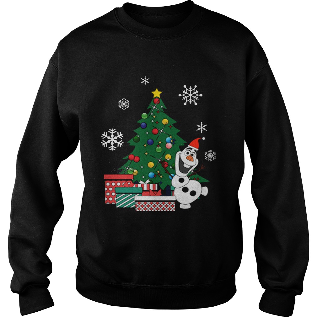 Olaf Around The Christmas Tree Frozen Sweatshirt