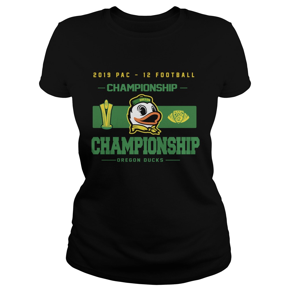 Oregon Ducks Top of the World 2019 Pac12 Football Champions Classic Ladies