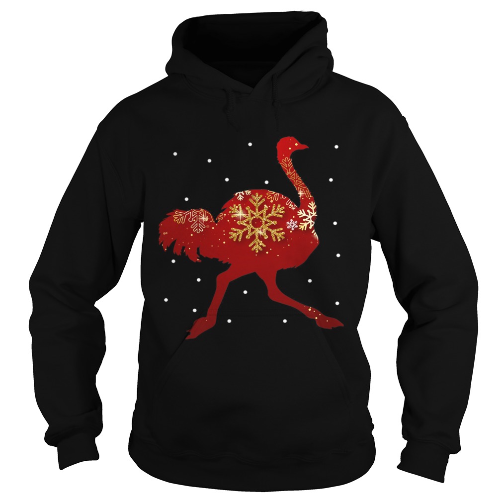 Ostrich Christmas Hoodie