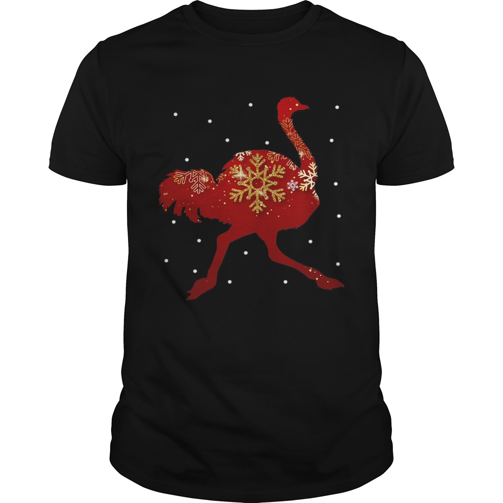 Ostrich Christmas shirt